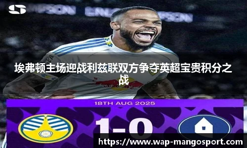 埃弗顿主场迎战利兹联双方争夺英超宝贵积分之战